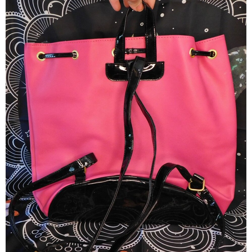 Juicy Couture Black And Pink Backpack NWT - Picture 3 of 4